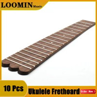 10 Pcs Fish Tail Rosewood 18 Frets 23 inch Concert Ukulele Fretboard Fingerboard