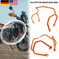 Motorcycle Upper &amp; Lower Engine Protective Guard Crash Bar Stunt Cage Frame Protector For KTM 790 Adventure ADV R 2019 2020 2021