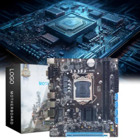 H110 Motherboard M.2 NVME Computer Motherboard Dual-Channel DDR4 Memory Gaming Mainboard USB2.0 for LGA1151 6/7/8 Generation CPU