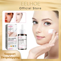EELHOE Foundation Cream Makeup Face Lasting Concealer Brighten Skin Cover Dark Circles Freckle Instant Whitening Cream for Face