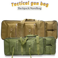 Universal Square Gun Bag Rifle Airsoft Equipments Gun Acsessories Hunting Acessories Molle Camping Fishing Sports Pouch Handbag
