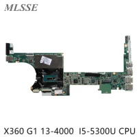 For HP Spectre X360 G1 13-4000 Laptop Motherboard 808444-601 808444-001 W/8GB RAM I5-5300U CPU I5-5200U CPU DA0Y0DMBAF0 MB
