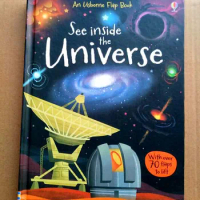 Usborne See Inside the universe English Educational 3D flap Picture Books Baby Early Childhood gift For kids libros