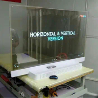55 inch display monitor advertising transparent OLED digital signage