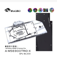 Bykski Full Cover RGB GPU Water Cooling Block for MSI RX 6900XT Gaming X Trio A-MS6900TRIO-X