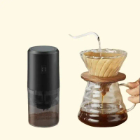 Penggiling Biji Kopi Elektrik Rechargeable Portable Coffee Bean Grinder 200ml Gilingan Mesin