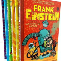 6 Books/set Frank Engstein College Frank Jr. Einstein's Mad World of Science Books for Kids Livres D'anglais