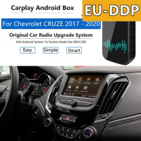 Radio Carplay upgrade Android Auto Audio For Chevrolet CRUZE 2017 - 2020 Apple Wireless Box Car Multimedia Player Mirror Link
