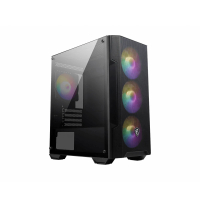 【MSI 微星】MAG FORGE M100A M-ATX電腦機殼(顯卡限長30cm/塔扇限高16cm/壓克力側透)