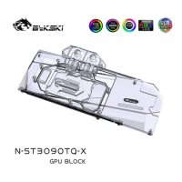 Bykski GPU Water Cooling Block For ZOTAC Geforce RTX 3080 10G 6X OC,Full Cover Water cooler 12V 4PIN/5V 3PIN RBG,N-ST3090TQ-X