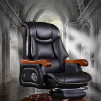 Luxurious Design Office Chair Leather Massage Work Boss Gaming Chair Executive Bedroom Sillas De Oficina Office Furniture LVOC