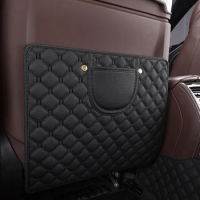 Car Seat Back Protector Cover for HONDA Shuttle URV Inspire XRV HRV Pilot Interior Accessories Car Storage Bags Anti Kick Pad