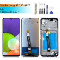 For Samsung Galaxy A22 5G A226 LCD Display Touch Screen Digitizer Assembly For Samsung A226 Lcd Screen Replacement Repair Parts