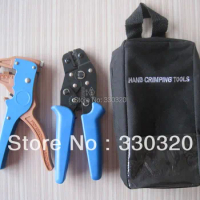 hand tool set kit for crimping terminals and stripping wire