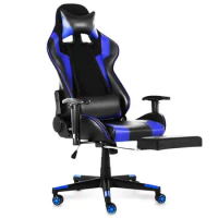 WCG Gaming Chair Office Computer Chair Desk Chair PU Leather Swivel Office Chair Gaming Racing Gamer Chairs Office Furniture