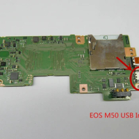 Original Camera Repair Parts For Canon EOS M50 Motherboard USB Interface M50