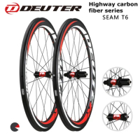 DEUTER road carbon fiber series 700c wheelset road bike wheels SEAM T6 carbon wheels