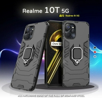 【嚴選外框】 Realme 10T 5G 黑豹 鋼鐵俠 磁吸 指環扣 支架 手機殼 防摔殼 Realme10T 保護殼