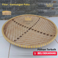 Tampah Bambu Nyiru Besar 50-60 cm Nampan Anyaman Bambu Jumbo