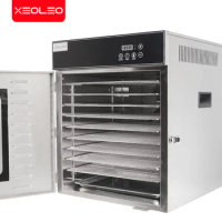 XEOLEO Fruit dryer 10 layers Food dehydrator Meat dehydrator Vegetable Drying Machine Food dehydration dryer with visible glass
