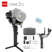 ZHIYUN Official Crane 2S 3-Axis Handheld Gimbal Stabilizer Voor Dslr Camera En Camcorder 6.5Kg Laadvermogen uitschuifbare Roll