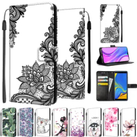 Leather Phone Case For Infinix Note 30 5G 4G / Infinix Note 30 Pro / Infinix Note 30 Vip Wallet Book Flip Cover Flowers Fundas