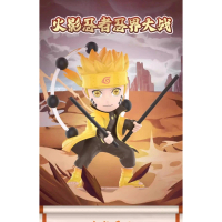 Naruto Shippuden Chủ Đề Blind Box, POPMART, Mô Hình Hợp Xu hướng Đồ Chơi Naruto, Quà Tặng