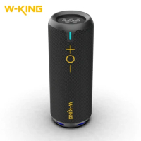Original W-KING D320 IPX7 Waterproof Super Bass 30W Powerful Outdoor Music Column Wireles Bluetooth Speaker for Camping and Bike