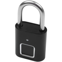 HOT Mini Unlock Rechargeable Smart Lock Keyless Fingerprint Lock Anti-Theft Security Padlock Door Luggage Lock Small Box