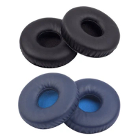 2Pair Ear Pads Replaceable Earphone For Sony WH-XB700 Bluetooth Headset Sleeve 75Mm Sleeve,Dark Blue &amp; Black