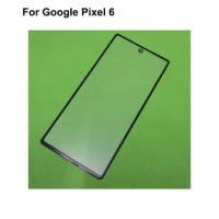 For Google Pixel 6 Front LCD Glass Lens touchscreen For Google Pixel6 Touch Panel Outer Screen Glass without flex