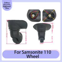 For Samsonite 110 Universal Wheel Replacement Suitcase Rotating Smooth Silent Shock Absorbing Wheels Travel Accessories Wheels