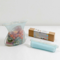 【仁舟淨塑】食物袋 / 保鮮袋 / 舒肥袋 / 矽密袋 - 莓果藍_2.0款 (1000ml)