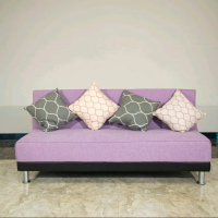 Sofa Bed Modern Rangka Jati Belanda Full Busa Ukuran 160x90x85 Fleksibel Multifungsi Kualitas Terjam