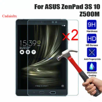 2Pcs/Lot 9H Premium Tempered Glass For ASUS ZenPad 3S 10 Z500M Anti-Scratch HD Tablet PC Screen Protector Protective Film
