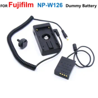 CP-W126 NP-W126 Fake Battery+NP F730 F570 F990 F980 Power Adapter Plate For Fujifilm X-A7 X-A5 A10 X-T2 X-T3 X-T30 X-T100 T200
