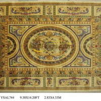 Top Fashion Tapete Details About 9.3' X 14.2' Hand-knotted Thick Plush Savonnerie Rug Carpet Made To Order ysal744gc88savyg2