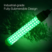 12V Fishing Light 126 2835SMD LED Underwater Submersible Fishing Light IP68 Lures Finder Lamp Attracts Prawns Squid Krill Light