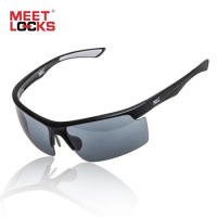 MEETLOCKS Sports Sunglasses Cycling Glasses Eyewear Frame UV400 Protection For Various Sports Bike Riding Cycling Running Hiking