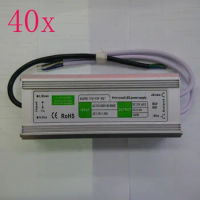 FREE DHL/CDEK,40pcs/lot DC12V 100W LED power driver for LED light,110V~260V IP67 waterproof power supply transformer D-256