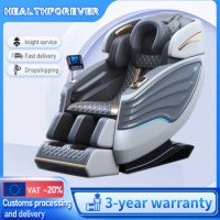 4d Zero Gravity Massage Chair With One Key Start Relaxing Chair Intelligent Full Body Electric Massage Chair Home Office Furnit