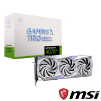 MSI微星 GeForce RTX 4070 Ti GAMING X TRIO WHITE 12G 顯示卡