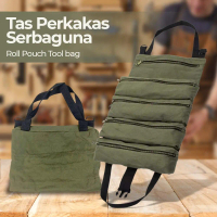 Pertukangan Isfriday Tas Perkakas Serbaguna Foldable Roll Pouch Tool Bag Canvas - ISY01 New