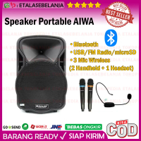 Portable Wireless PA Meeting Amplifier AIWA WAS-108LVE-2H1L