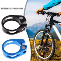 Bike MTB Bike Bicycle Equipment Cycling Quick Release Tube Clip Seatpost Clamp Bike Seat Clamp Clamp ring Sitting Rod Clamp