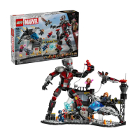 【LEGO 樂高】76314 《美國隊長3:英雄內戰》動作大戰(Marvel 樂高 人偶)