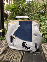 日本設計Mis Zapatos口金手提包、側背包、肩背包