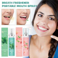 Fruity Breath Peach Mint Breath Freshener Spray Halitosis Care Refreshing Shipping Freshener Free Odor Mouth Spray Treatmen D3I6