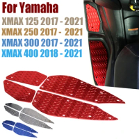 For Yamaha XMAX300 XMAX250 2017 - 2021 2020 XMAX 300 250 125 400 Motorcycle Footboard Steps Footplate Footrest Pedal Foot Pads