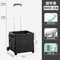 買餸小拉車推車家用手拉迷你行動式購物車露營野營摺疊箱